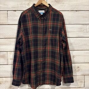 Columbia Men's Rapid Rivers II Long Sleeve Plaid Shirt Size XL